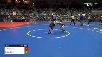 73 lbs Prelims - Jaxon Grigsby, Keystone Kids Wrestling vs Matthew Curtis, Mat Sense