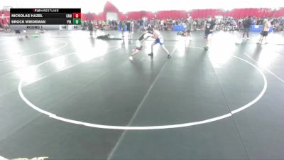 184-189 lbs Round 1 - Nickolas Hazel, Cambridge-Isanti vs Brock Wiedeman, Pulaski