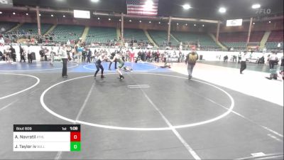 114 lbs Semifinal - Asher Navratil, Athlos Wrestling vs John Taylor Iv, Bulldogs Jr Wrestling