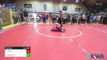 64-67 lbs Rr Rnd 3 - Drake Lear, Fort Gibson Youth Wrestling vs Ulrich Dyches, IRONMEN Wrestling Club
