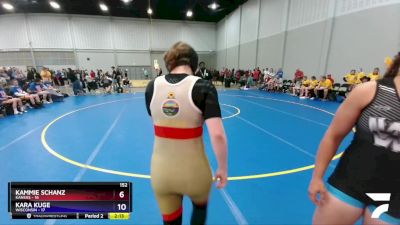 164 lbs Round 3 (8 Team) - Chloe Harris, Kansas vs Alexandra Hofrichter, Wisconsin