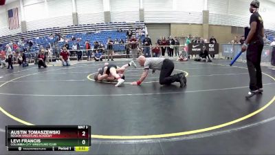 86 lbs Cons. Round 2 - Levi Francis, Columbia City Wrestling Club vs Austin Tomaszewski, Region Wrestling Academy