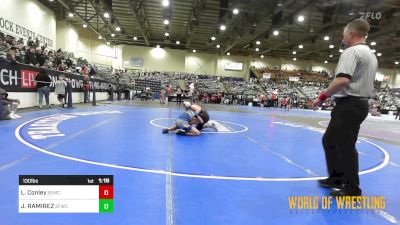 130 lbs Quarterfinal - Levi Conley, Salem Elite Mat Club vs JAYDEN RAMIREZ, Elite Force Wrestling Club