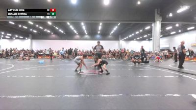 64 lbs Round 2 (8 Team) - Zayden Bice, Rising Kingz vs Josiah Rivera, Top Rank