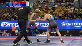 60 kg 1/2 Final - Kiryl Valeuski, Individual Neutral Athletes vs Saba Surmanidze, Georgia