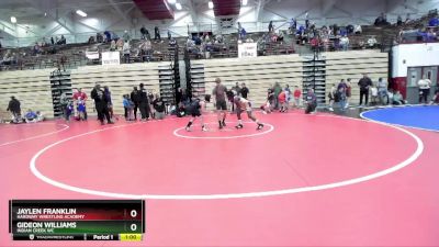 96-101 lbs Round 2 - Jaylen Franklin, Hardway Wrestling Academy vs Gideon Williams, Indian Creek WC