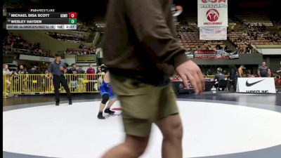 Champ. Round 3 - Michael Disa Scott, Golden State Wrestling Club vs Wesley Hayden