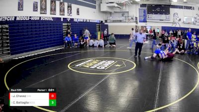 160 lbs 5th Place Match - Carmine Battaglia, Beaver County Christian School vs Jesus Chavez, Chartiers Houston Hs