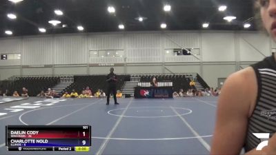 105 lbs Placement Matches (8 Team) - Alaina Roffers, Wisconsin vs Khole Perez, Illinois