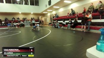 53 lbs Round 4 - Kai Garcia, Punisher Wrestling Company vs Cole Nordstrom, Punisher Wrestling Company