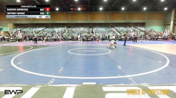 43 lbs 5th Place - Dakota Mendoza, Mantanona TC vs Jeffrey Muniz, Red Star Wrestling Academy