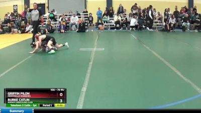 70 9U Cons. Semi - Burke Catlin, Horace Wrestling Club vs Griffin Pilon, Monticello Warriors