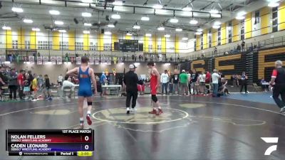 145 lbs 1st Place Match - Nolan Fellers, Sebolt Wrestling Academy vs Caden Leonard, Sebolt Wrestling Academy