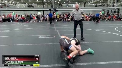 68 lbs Round 1 (4 Team) - Jack Lauer, Dragons United vs Matthew Schnure, Mat Warriors Maniacs