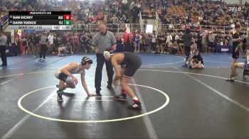 115 lbs Cons. Round 2 - David Tuerck, Pleasant vs Sam Dickey, Bloom Carroll Bulldogs