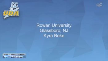 Rowan University [2026 Open - Jazz Finals] 2026 UCA & UDA College Cheerleading and Dance Team National Championship