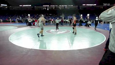 285 lbs Quarterfinal - Evan Ray, Keene vs Brian Waller-Reitano, Central Catholic