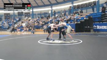 285 lbs Semifinal - Jude Beers, Northeast Oklahoma vs Brandon Schoenecke, Carl Albert State