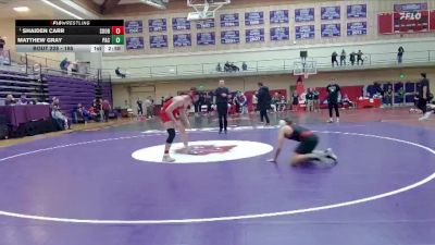 165 lbs 3rd Place Match - Shaiden Carr, Southern Oregon vs Matthew Gray, Pacific (OR)