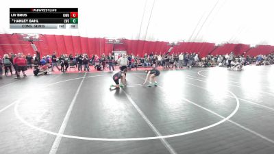 14U Girls - 121-131 Cons. Semis - Gabrielle Harms, Monroe Wrestling Club vs Ellie Gee, Warrior Youth Wrestling