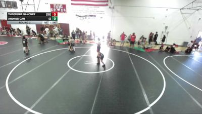 70 lbs Round 2 - Theodore Sanchez, Riverside Rascals vs Andres Can, California Grapplers