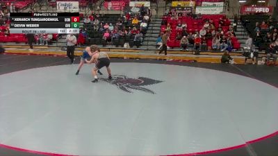 157 lbs Champ. Round 2 - Devin Weber, Grand View vs Xerarch Tungjaroenkul, University Of Central Missouri