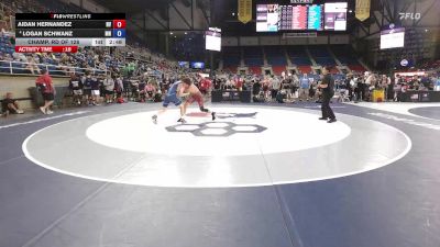 132 lbs Champ. Rd Of 128 - Aidan Hernandez, NV vs Logan Schwanz, MN