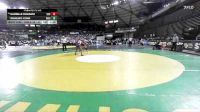 Girls 3A 145 lbs Champ. Round 2 - Gninlwo Kone, Decatur (Girls) vs Danielle Kouamo, Central Kitsap (Girls)