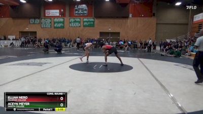 141 lbs Cons. Round 1 - Aceyn Meyer, Shasta College vs Elijah Nero, Palomar College