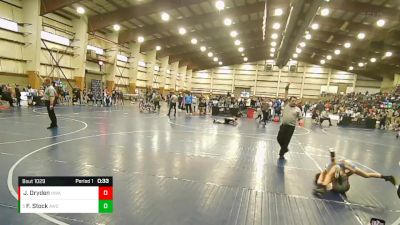 70 lbs Champ. Round 2 - Frankie Stock, All-Phase Wrestling Club vs Jonathan Dryden, Headwaters Wrestling Academy