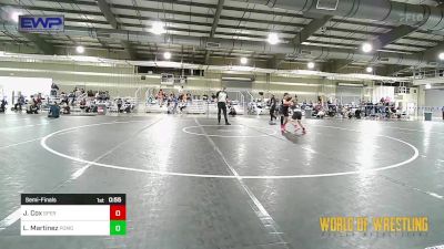 Semifinal - Jaycee Cox, Sperry Wrestling Club vs Lillian Martinez, Pomona Elite