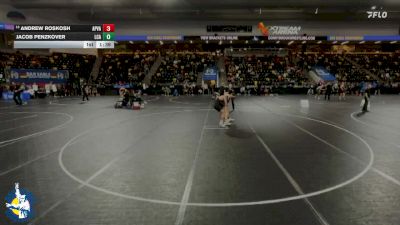144 lbs Champ. Round 1 - Andrew Roskosh, Apple Valley vs Jacob Penzkover, La Crosse Aquinas