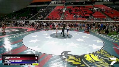 106 lbs Quarterfinal - Tanner Rhoton, Alaska vs Wyatt Conkright, California