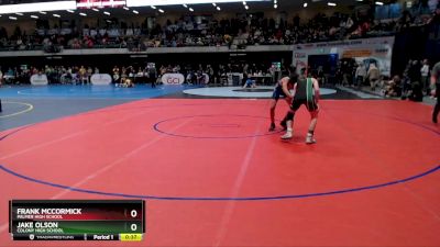 125 lbs Cons. Round 1 - Frank McCormick, Palmer High School vs Jake Olson, Colony High School