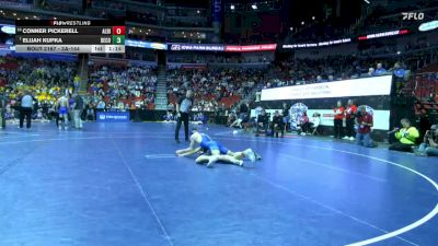 2A-144 lbs Champ. Round 2 - Elijah Kupka, Benton Community vs Conner Pickerell, Albia