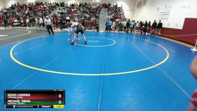 190 lbs Champ. Round 2 - Michael Swan, Natrona County vs Adam Lownds, Thunder Basin