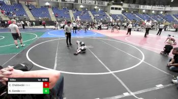 50 lbs Semifinal - Chase Chelewski, Colorado Outlaws vs Kash Conde, Bear Cave WC