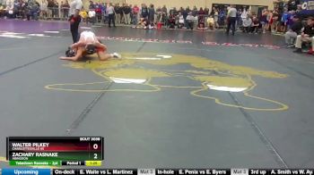 3 - 132 lbs Champ. Round 1 - Zachary Rasnake, Abingdon vs Walter Pilkey, Charlottesville HS