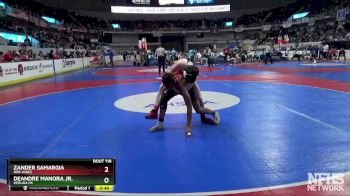 7A 113 lbs Cons. Round 2 - Zander Samargia, Bob Jones vs Deandre Manora Jr., Opelika Hs