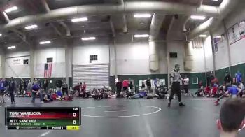 126 lbs Round 5 (6 Team) - Tory Warejcka, Grandview vs Jett Sanchez, Kearney Matcats - Gold