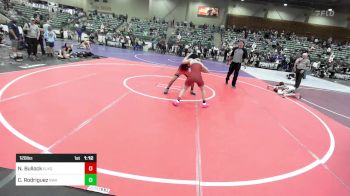 126 lbs Quarterfinal - Nathen Bullock, Elko WC vs Cristian Rodriguez, Swamp Monsters WC