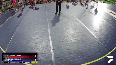 110 lbs Round 1 (8 Team) - Bentley Maddox, Idaho 1 vs Brighton Somes, Oregon