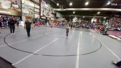 75 lbs Champ. Round 2 - Lyndon Gustafson, Stanley Wrestling Club vs Isaiah Johnson, Montana Disciples