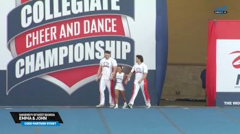 University of West Georgia - Emma & John [2025 Coed Partner Stunt] 2025 NCA & NDA College Nationals