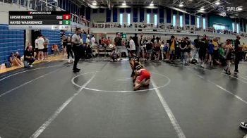 72 lbs Round 5 (6 Team) - Lucas Ducos, Creeks Wrestling vs Hayes Waskiewicz, BHWC | Dirt Divers