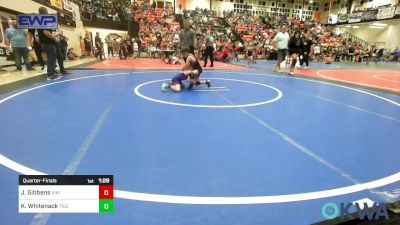 52-55 lbs Quarterfinal - Jackson Gibbens, Viking Wrestling Club vs Kade Whitenack, Tiger Trained Wrestling