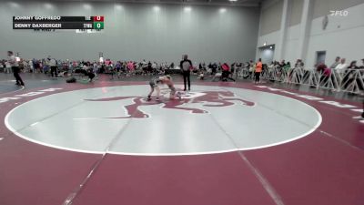 75 lbs Rr Rnd 3 - Johnny Goffredo, The Hunt WC Orange - EL vs Denny Daxberger, Top Flight Wrestling Academy - EL