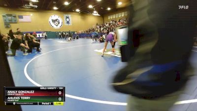 130 lbs Semifinal - Analy Gonzalez, Ernest Righetti vs Ahlexis Terry, Morro Bay