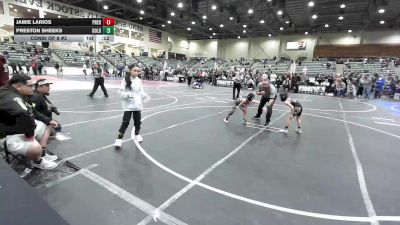 54 lbs Consi Of 8 #2 - Jamie Larios, Predators WC vs Preston Sheeks, Gold Rush Wrestling