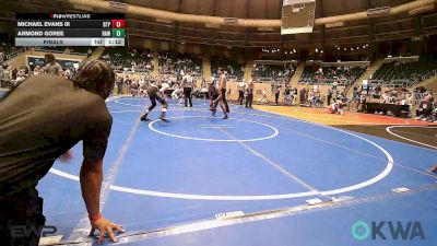 110 lbs Final - Michael Evans III, Tulsa Blue T Panthers vs Armond Goree, Raw Wrestling Club